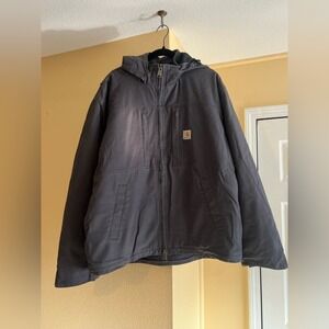 XXL Carhartt Mens Charcoal Gray Mens FULL SWING® LOOSE FIT  INSULATED JACKET!